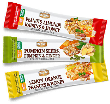 Зернові батончики та халва MagNut